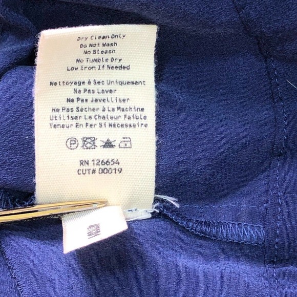 L'Agence Sz XS Monroe Off Shoulder Silk Blouse Blue Ruffle Pullover 4677CD1 Top - Picture 13 of 14